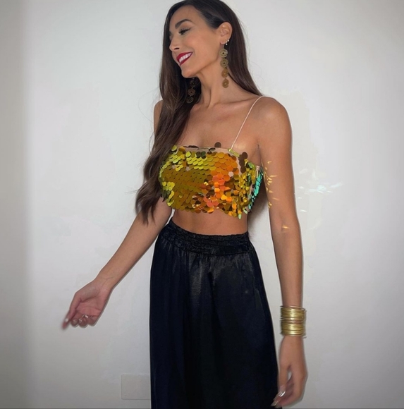 Zara 2pcs sequin skirt + Top set - Picture 3 of 16